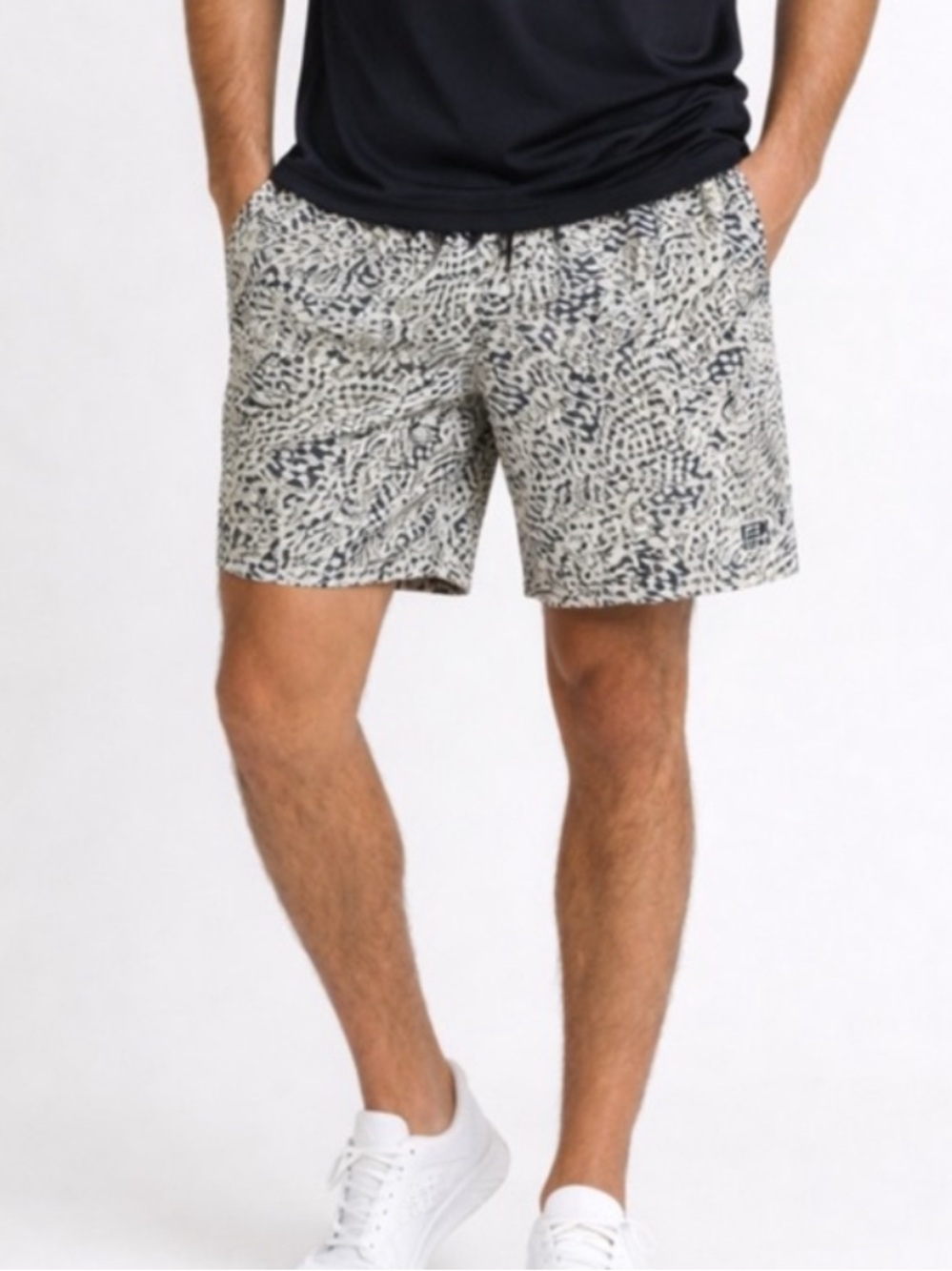 tek gear Men’s Performance Shorts Abstract Camo Elastic Waist Size L